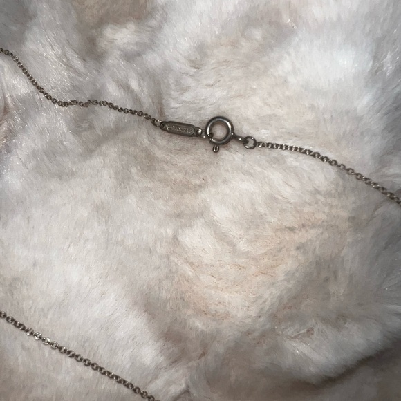 Tiffany & Co Blue Double Mini Heart Necklace - Picture 4 of 4